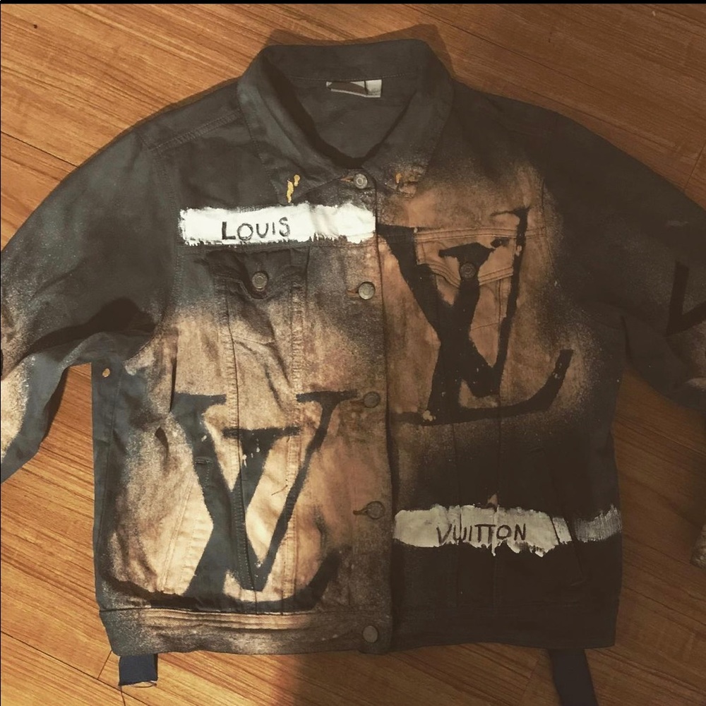 Mickey Mouse Louis Vuitton custom jean jacket